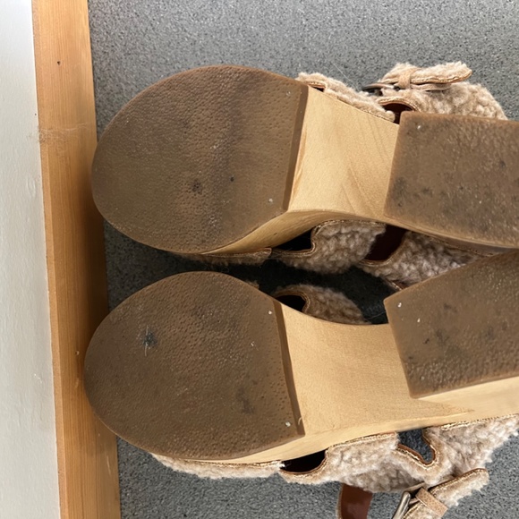 $575 Rachel Comey Fiero Clogs 9 9.5 Platform Shearling Groovy Retro Mule - Picture 5 of 11